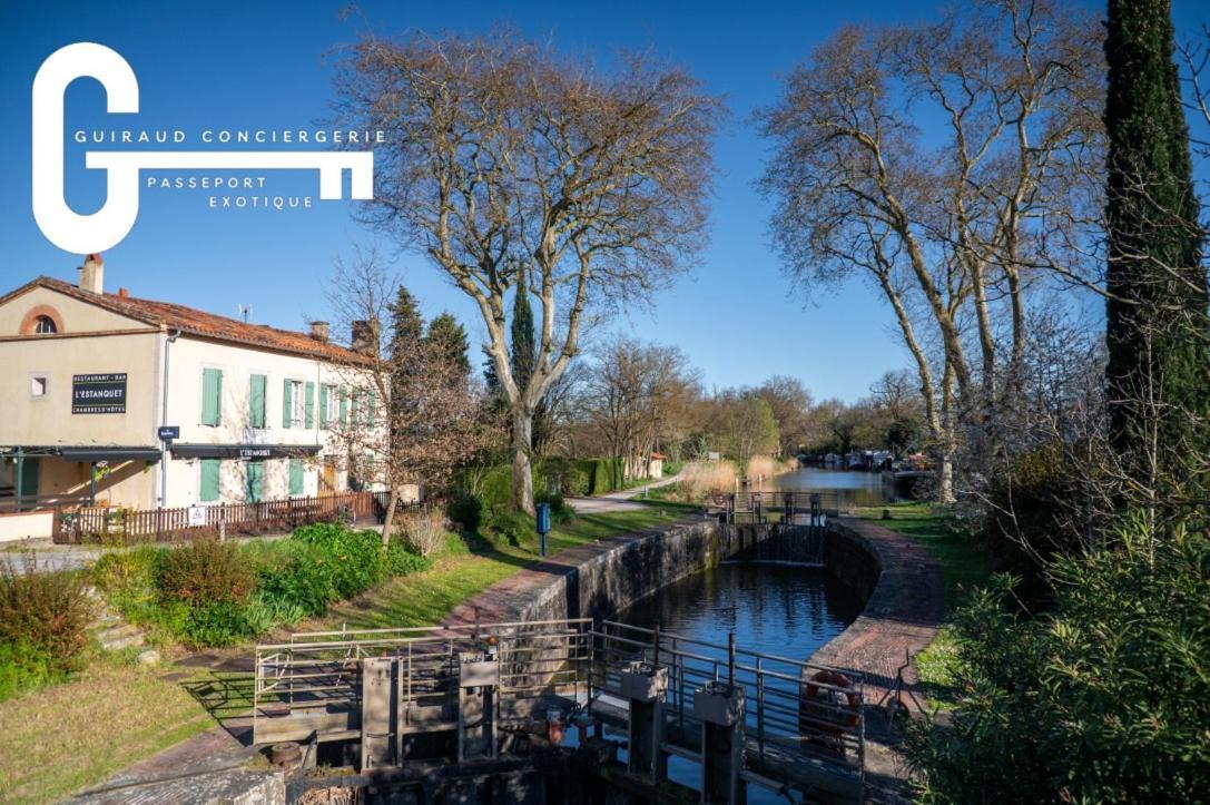 Insolite Peniche Amazonie Canal Du Midi Gardouch Экстерьер фото